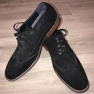 Joseph Abboud Suede Wingtip Shoe